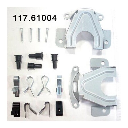 Centric Disc Brake Hardware Kit, Parts 117.61004